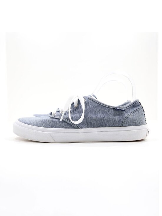 Vans Shoes - Vans Camden Blue Chambray Low Top Sneakers - Women's 10